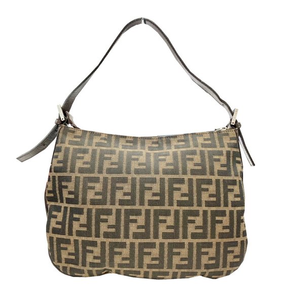 FENDI Zucca Brown Pattern Shoulder Bag for Women - Picture 1 of 9